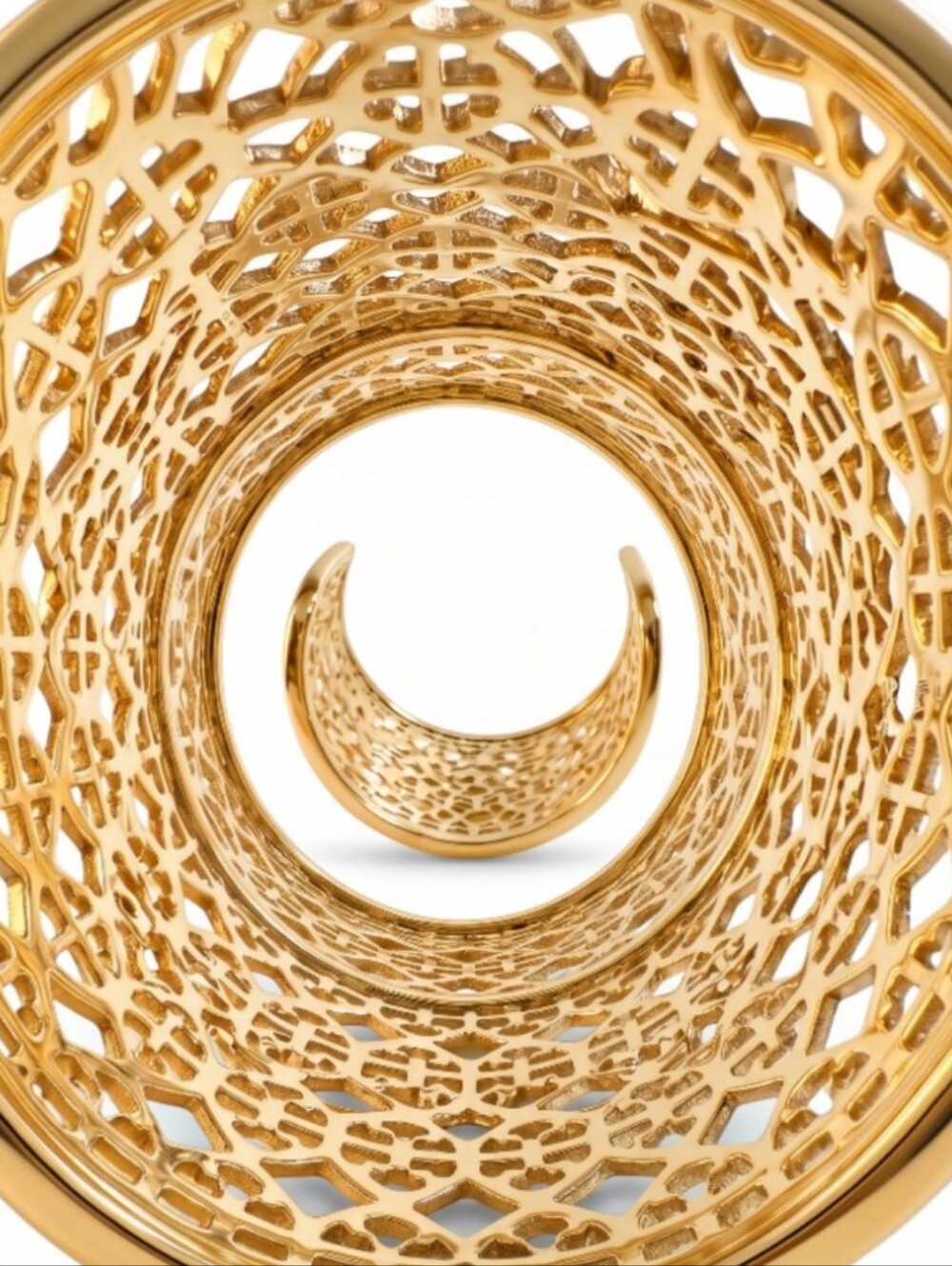 Tory Burch Miller Logo Crescent Cuff Bracelet